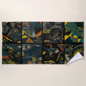 Serviette De Plage 24 cats in one (Devant)