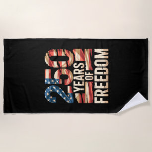 Serviette De Plage 250 Ans de liberté