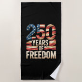 Serviette De Plage 250 Ans de liberté (Devant)