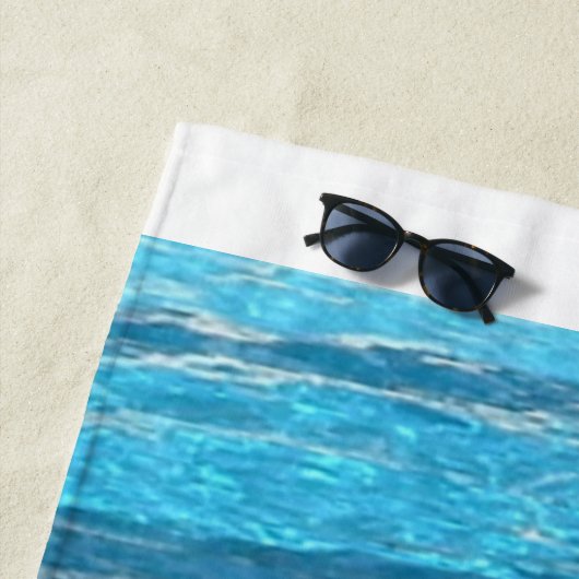 Serviette De Plage 2 Dauphins Beach Towers (En situation)