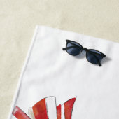 Serviette De Plage 2e amendement Oreiller (En situation)