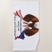 Serviette De Plage 2e amendement Oreiller (Devant)
