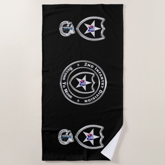 Serviette De Plage 2e division d'infanterie (Devant)