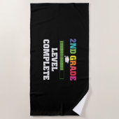 Serviette De Plage 2Nd Grade Complete Video Gamer Graduate Venin (Devant)