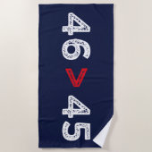Serviette De Plage 46 > 45 - Trump Lost Biden Won I (Devant)