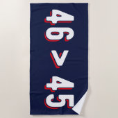 Serviette De Plage 46 > 45 - Trump perdu Biden II (Devant)