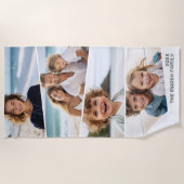 Serviette De Plage 4 Collage De Photo Inégal - Funky Quadrilatéral Ar (Devant)