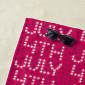 Serviette De Plage 4 juillet (En situation)