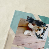 Serviette De Plage 4 Photo Retro bande motif nom funky  (En situation)
