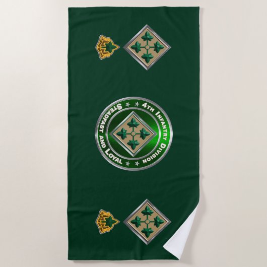 Serviette De Plage 4e division d'infanterie (Devant)