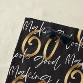 Serviette De Plage 60 ans d'or en fête (En situation)
