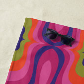 Serviette De Plage 60s les années 70 mod retro motif s (En situation)