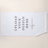 Serviette de plage 70 po x 35 po (Devant)