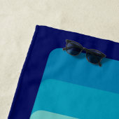 Serviette De Plage 70s Square Rainbow (En situation)