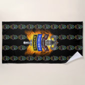 Serviette De Plage 75e régiment de rangers (Devant)