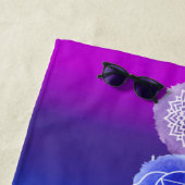 SERVIETTE DE PLAGE 7 CHAKRA (En situation)