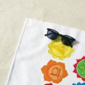 Serviette De Plage 7 Chakra, s Kundalini Yoga, Chakra Yoga Beach (En situation)