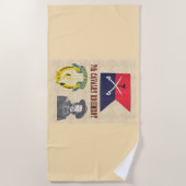 Serviette De Plage 7e CAVALRY DU CLIENT (Devant)