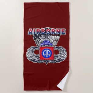 Serviette De Plage 82e division aéroportée