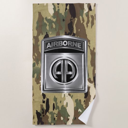 Serviette De Plage 82e division aéroportée (Devant)