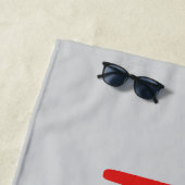 Serviette De Plage 99% Superwoman (En situation)