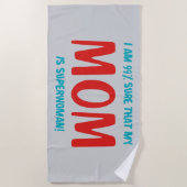 Serviette De Plage 99% Superwoman (Devant)