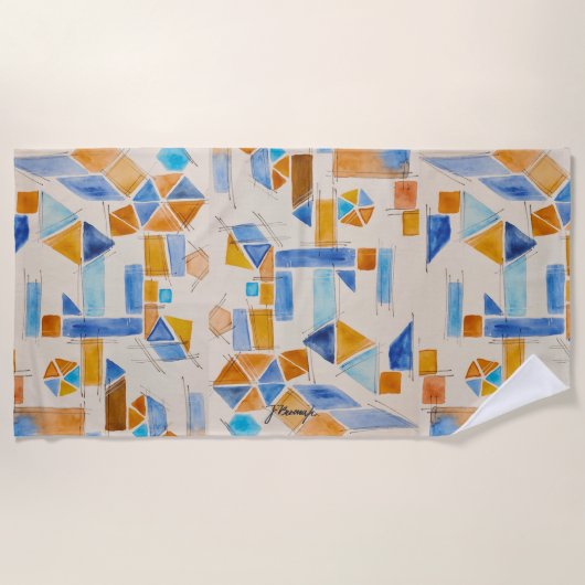 SERVIETTE DE PLAGE Â (Devant)