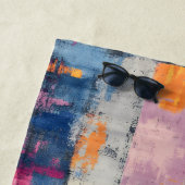 Serviette de plage à brosse (En situation)