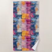 Serviette de plage à brosse (Devant)