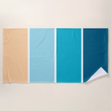 Serviette de plage à dégradé