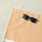 Serviette de plage à dégradé (En situation)
