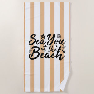 Serviette De Plage À la mer au bord de la plage