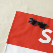 Serviette De Plage À La Piscine (En situation)