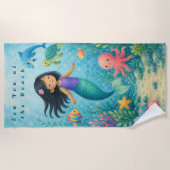 Serviette De Plage À la plage, à bientôt (Devant)