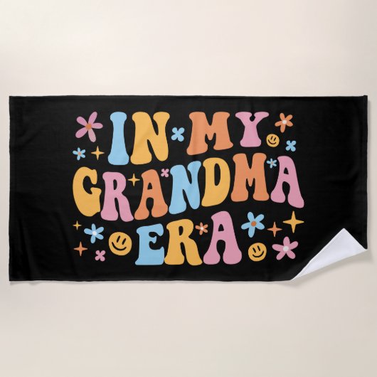 Serviette De Plage A l'ère de ma grand-mère I (Devant)