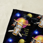 Serviette De Plage À l'espace et au-delà (En situation)