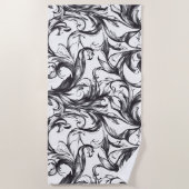 Serviette de plage à motif baroque (Devant)