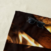 Serviette De Plage A travers les flammes (En situation)