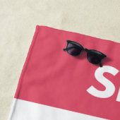 Serviette De Plage A Voir À La Plage (En situation)