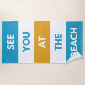 Serviette De Plage A Voir À La Plage (Devant)