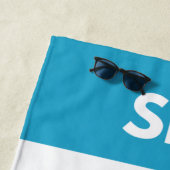Serviette De Plage A Voir À La Plage (En situation)