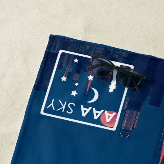 serviette de plage AAA SKY Beach (En situation)
