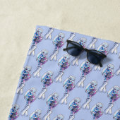 Serviette de plage Abbey (En situation)