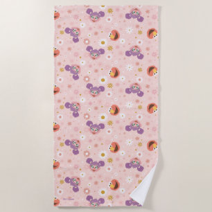 Serviette De Plage Abby Cadabby & Elmo   Motif Woodland