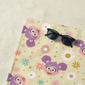 Serviette De Plage Abby Cadabby | Face de fleurs | Ajouter Votre Nom (En situation)