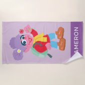 Serviette De Plage Abby Cadabby Randonnée | Ajouter Votre Nom (Devant)