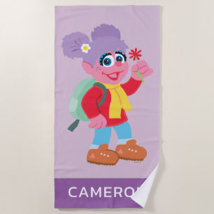 Serviette De Plage Abby Cadabby Randonnée   Ajouter Votre Nom