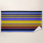 Serviette De Plage Abstract Stripes Design 1 (Devant)