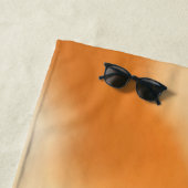 Serviette De Plage Abstrait Douce Lumière Floue Art (En situation)