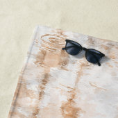 Serviette De Plage Abstrait Jour Pluvieux (En situation)